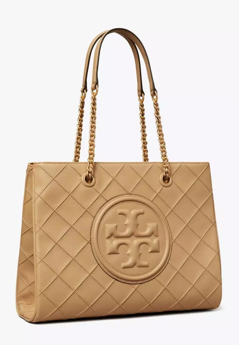 Jual TORY BURCH Tory Burch Fleming Soft Chain Tote Desert Dune