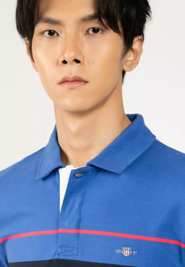 Shield 間條POLO恤