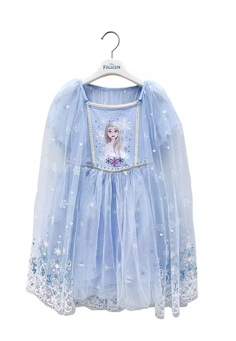 Frozen DISNEY FROZEN Child long dress princess dress(Licensed by