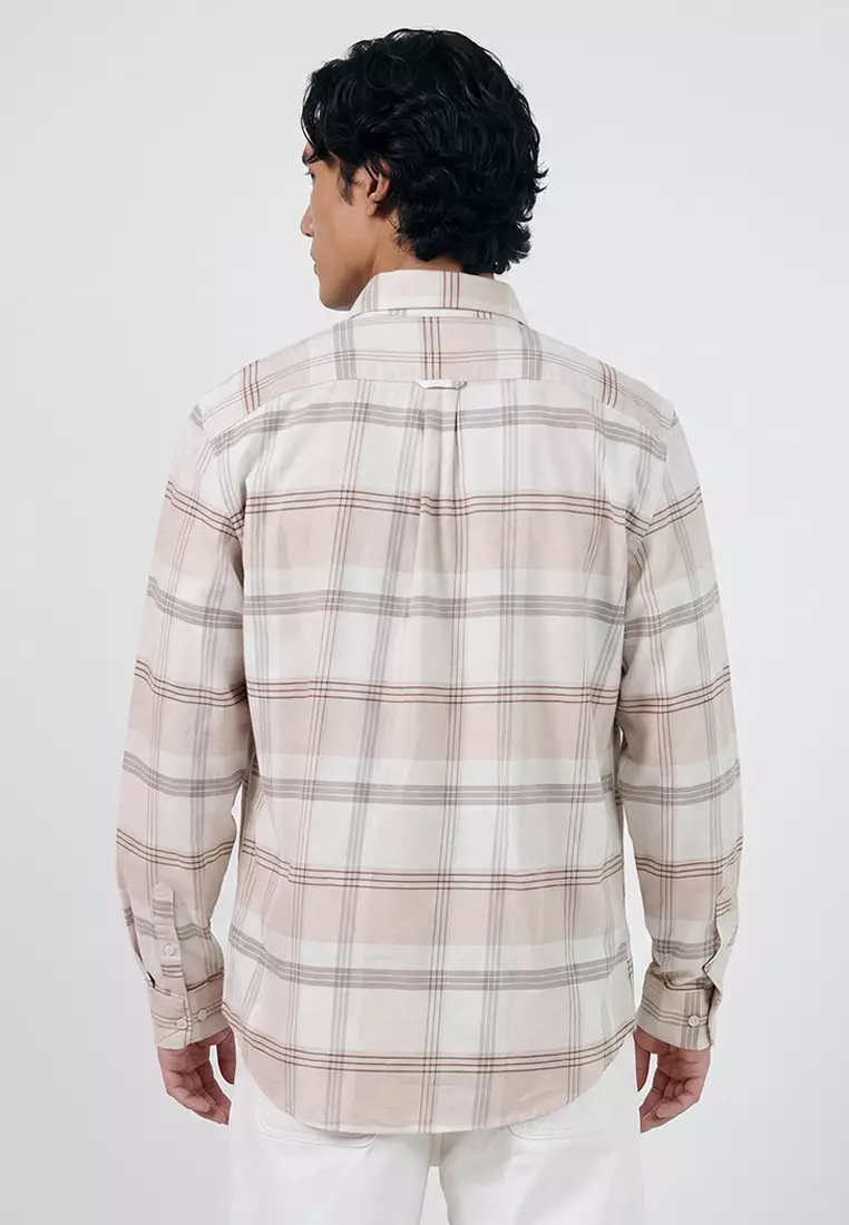 Plaid Oxford Button-Down Shirt