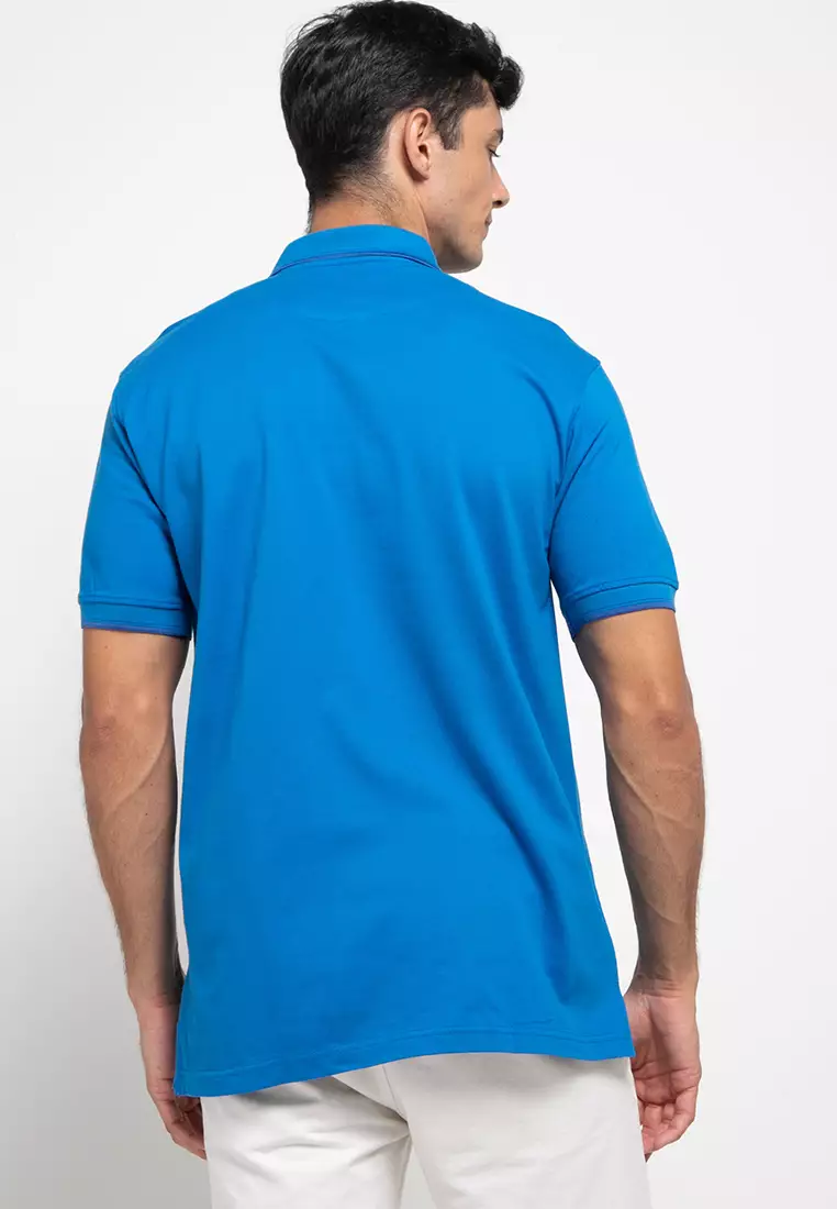 Crocodile COLE Sapphire Baju Kaos Kerah Pria Men Polo Original Relax fit