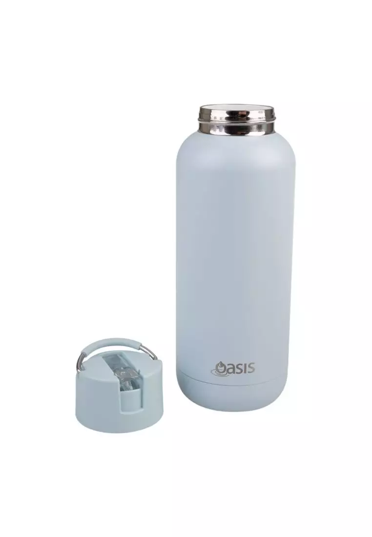 Oasis Stainless Steel Insulated Ceramic Moda Bottle 1L - Sea Mist