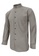 Pacolino brown Pacolino - (Regular) Mandarin Collar Striped Formal Casual Long Sleeve Men Shirt 7A3ECAA8208A87GS_2