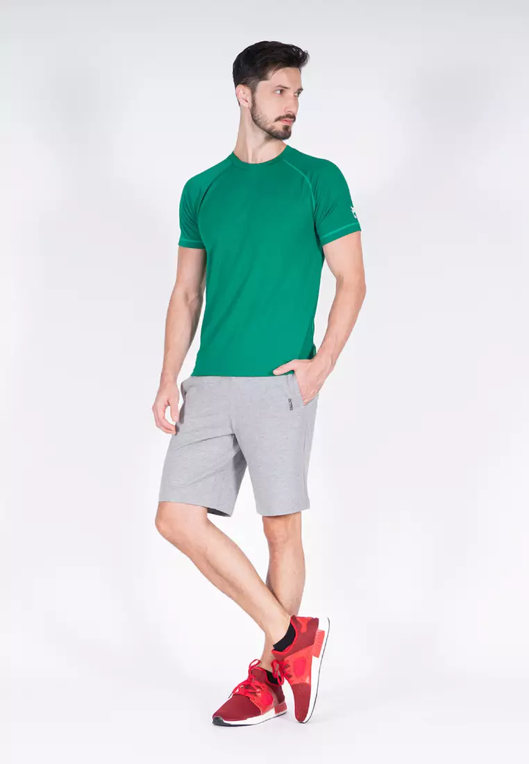 Amnig Men Training Raglan T-Shirt (Green)
