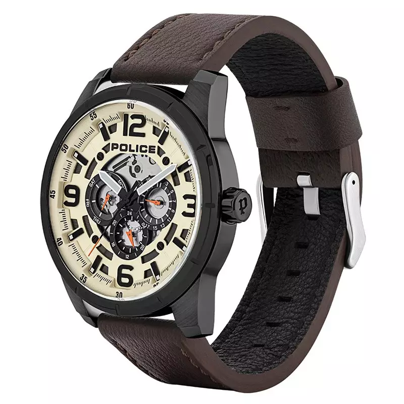 Jam Tangan Pria Analog Police Lawrence PL.15663JSU/14
