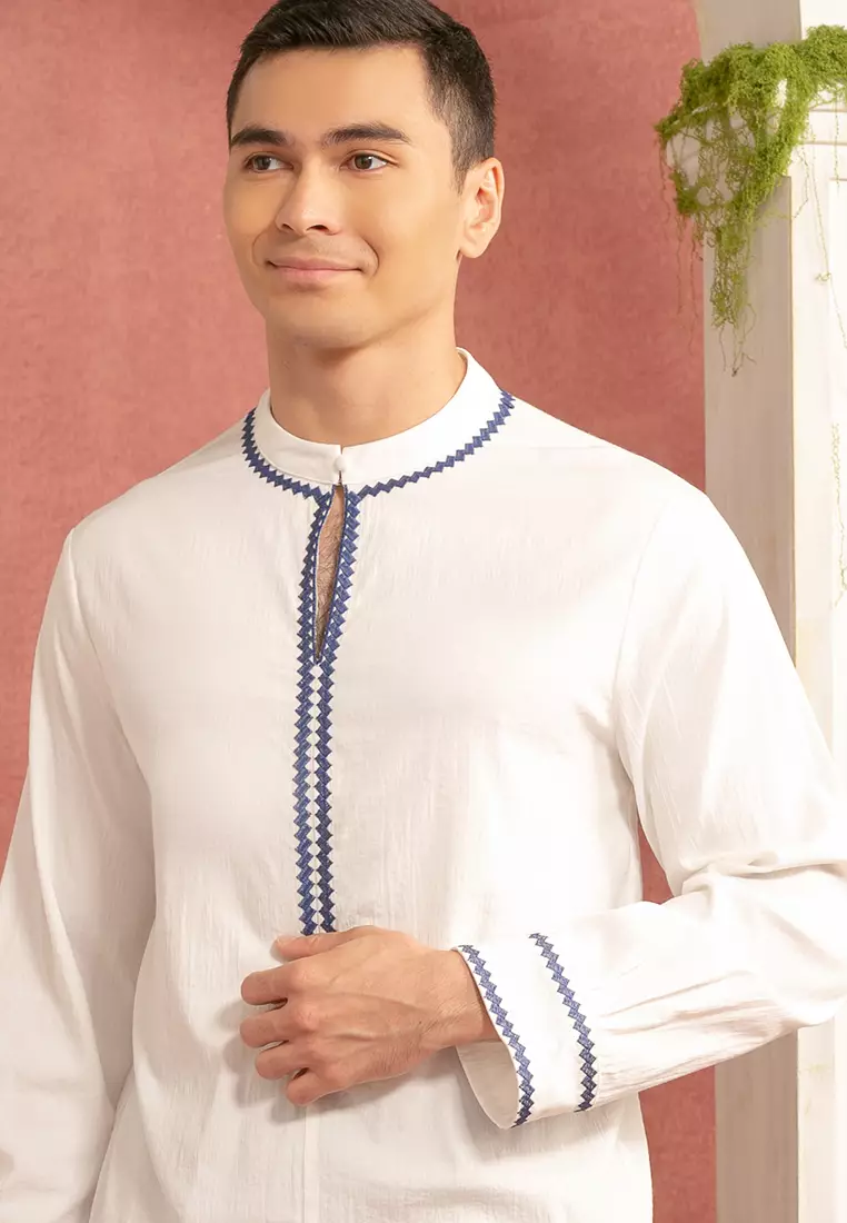 Men’s Collar Embroidered Shirt