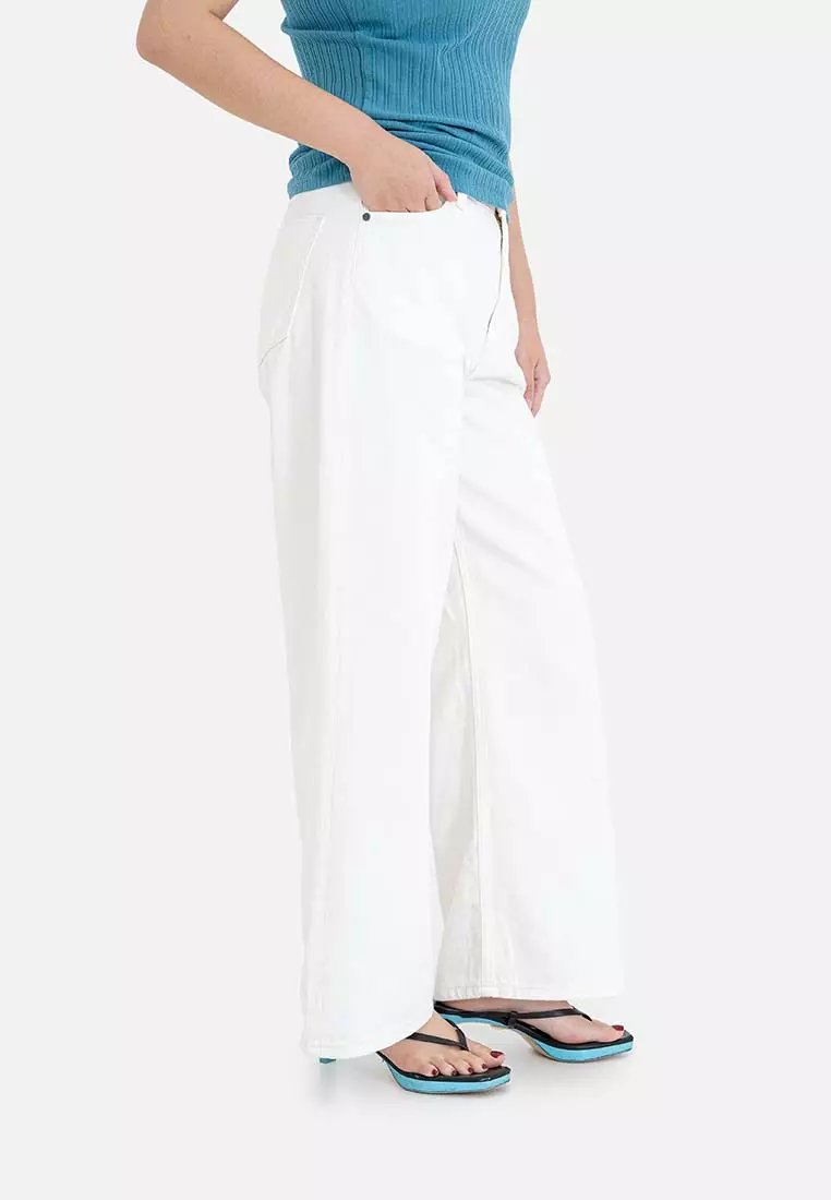 American Holic - Etsuko Wide Denim Pants