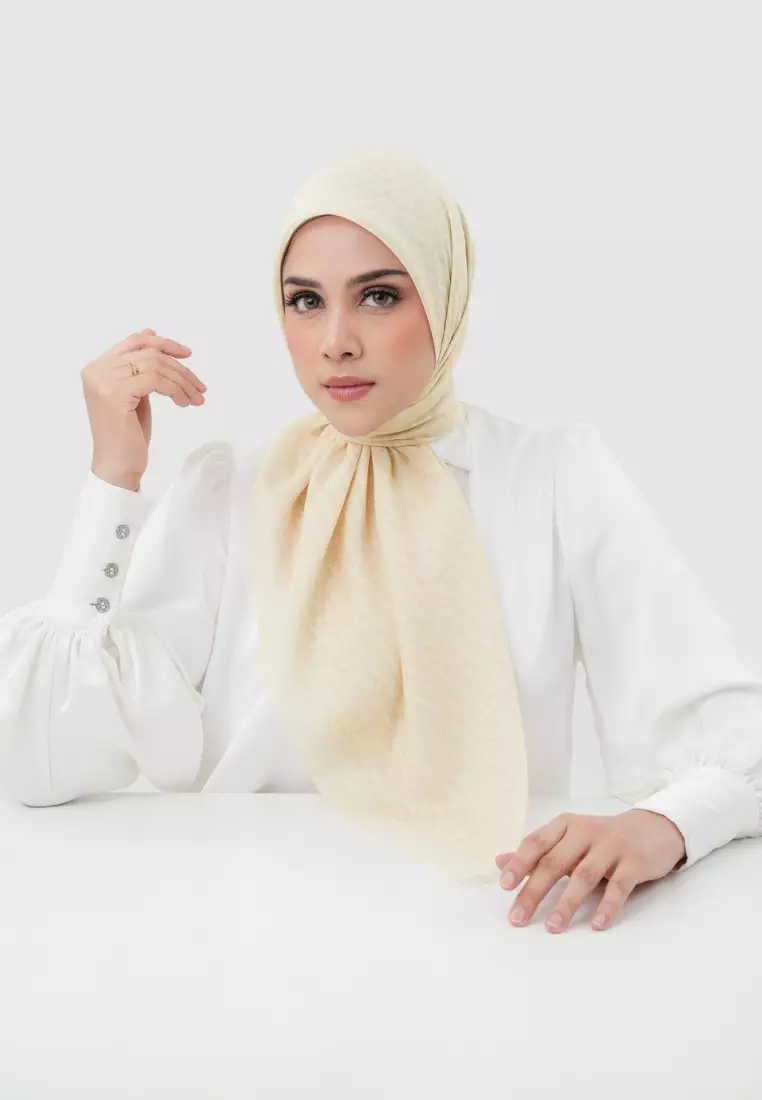 Prism Voile Square - Lemon Drizzle