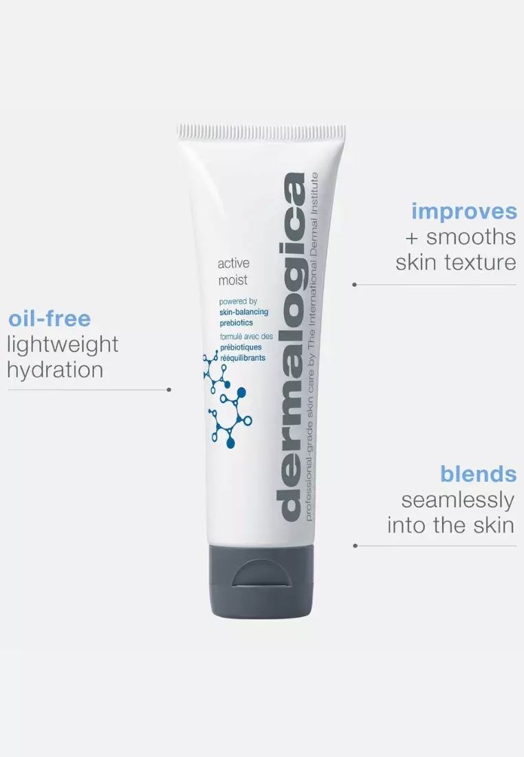 active moist moisturizer, provides oil-free hydration, for normal, combination, and oily skin