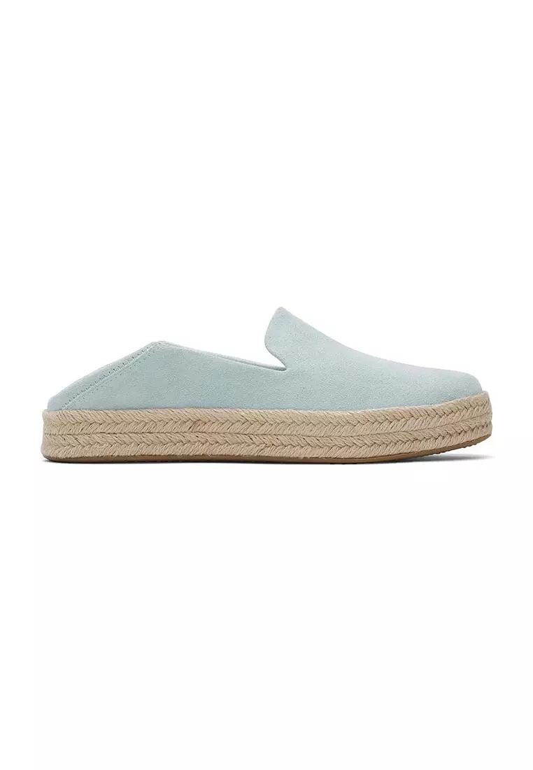 Women Carolina Light Mint Suede Shoes