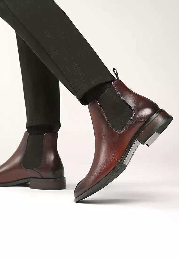 Full-grain Suede Chelsea boots