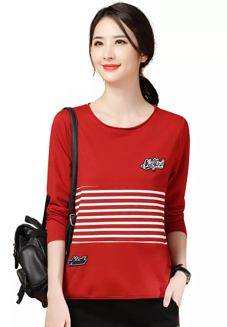 Casual round neck hot sale t shirts