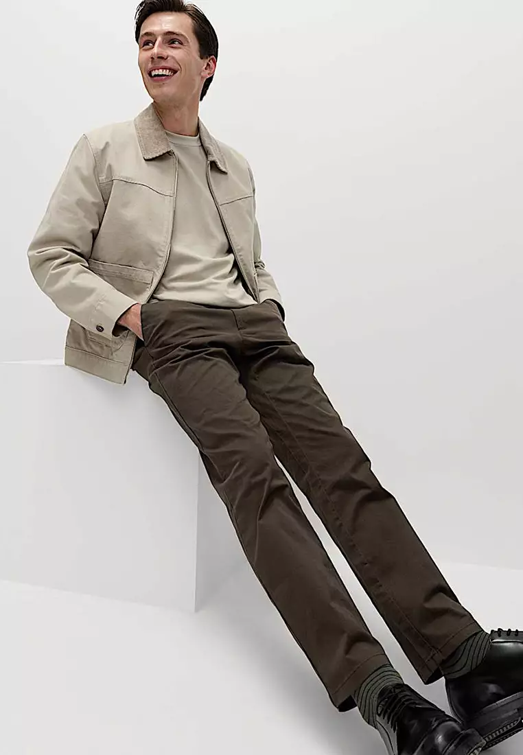 Regular Fit Stretch Chinos