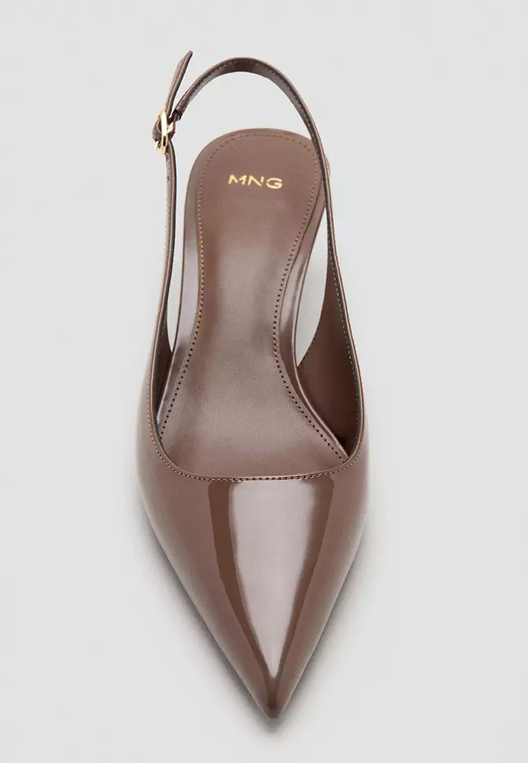 Kitten-Heel Pointed Shoes