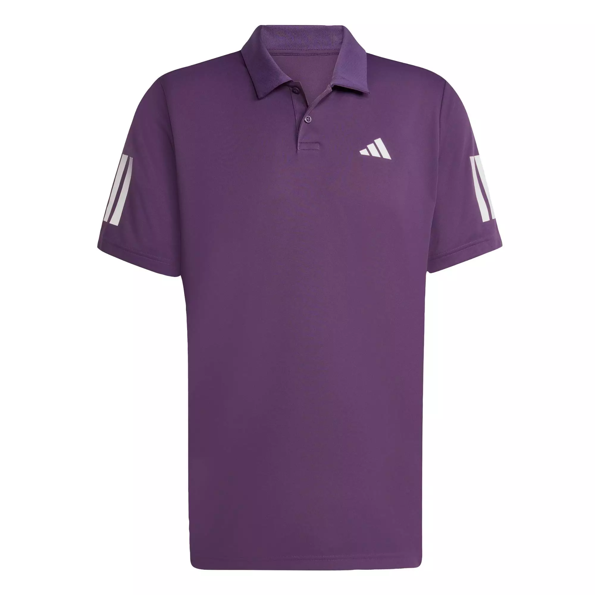 Tennis Club Tennis 3-Stripes Polo Shirt Men Purple JY2901