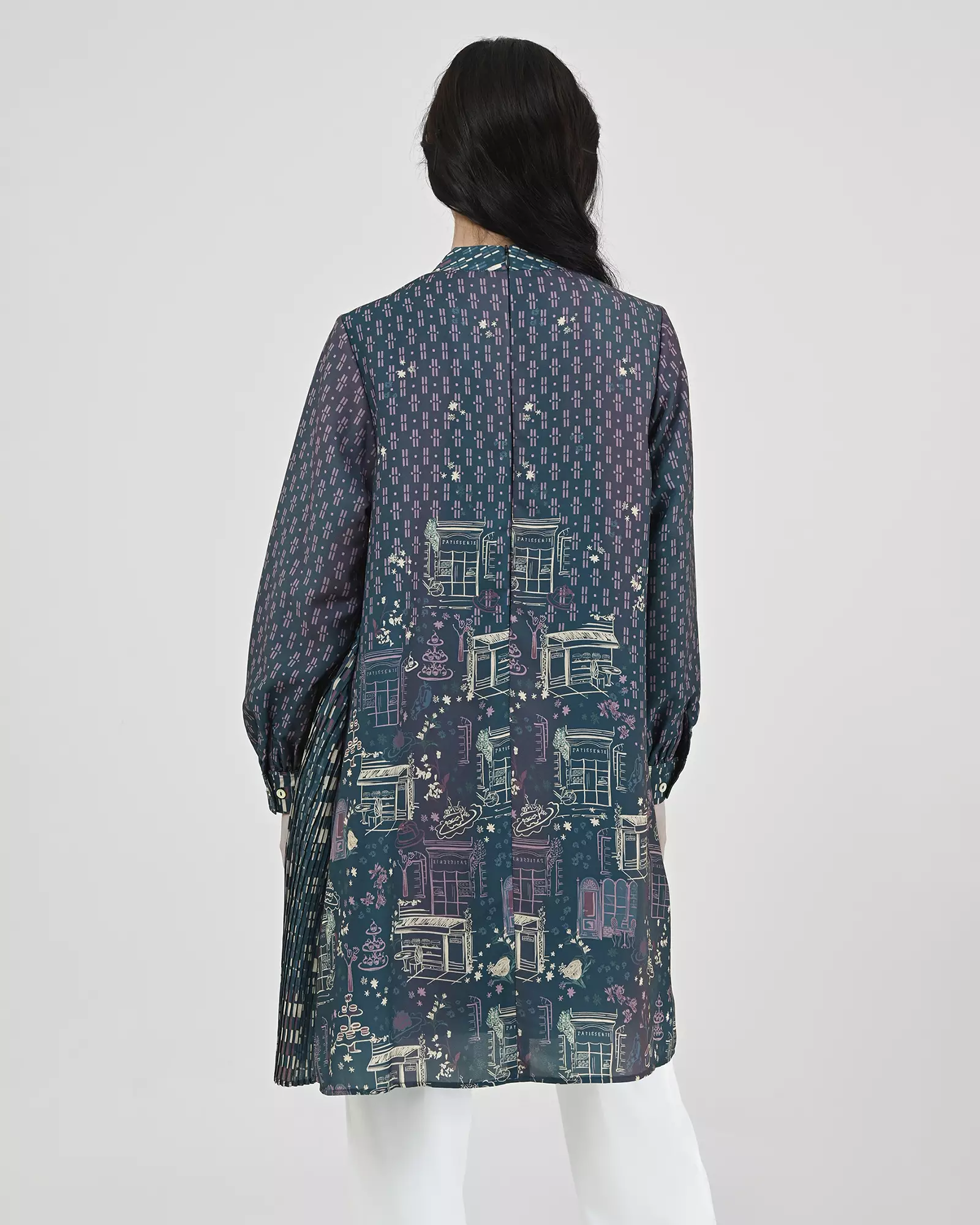 Geulis.id DUVIEN TUNIC - Navy