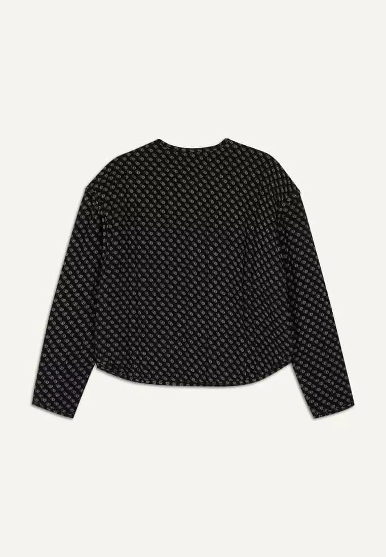 Quilted Bomber Jacket for Women