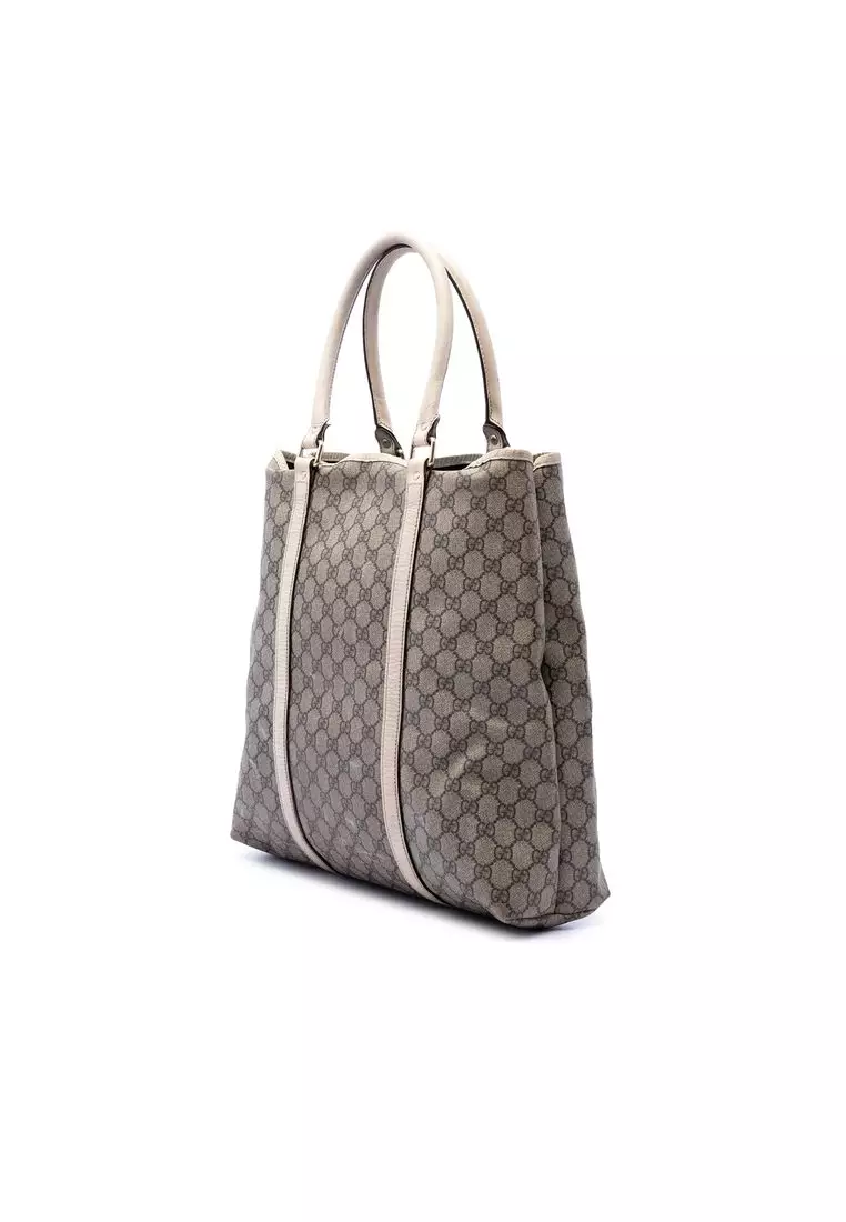 Pre-Loved Gucci Gg Supreme Joy Vertical Tote