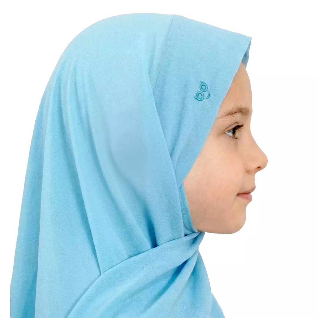 Rabbani - Kerudung Pashmina Instan Anak Pastan Bani Shafia Exclusive -  Airy Blue