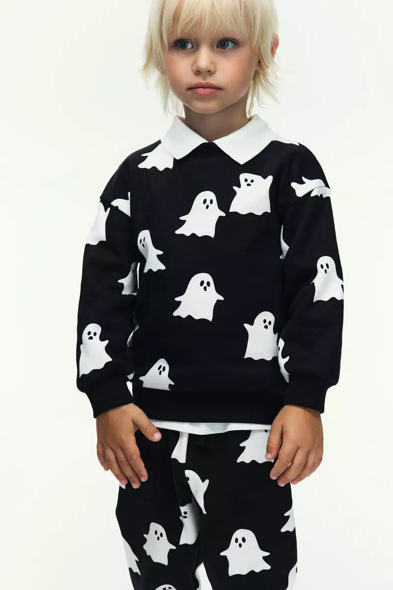 2-piece printed sweatshirt set