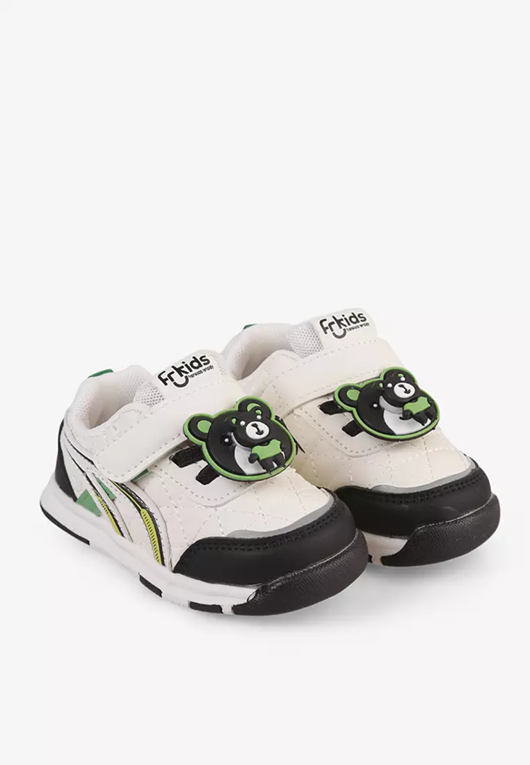 Sepatu Sneakers Tali Anak Bayi Pre Walker Baby Unisex A.Shamy in Black