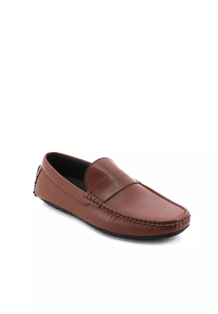 BATA Men Brown Loafers 8514112