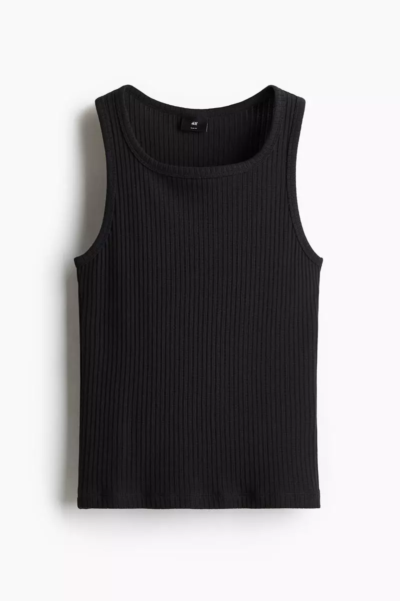 Slim Fit Ribbed vest top