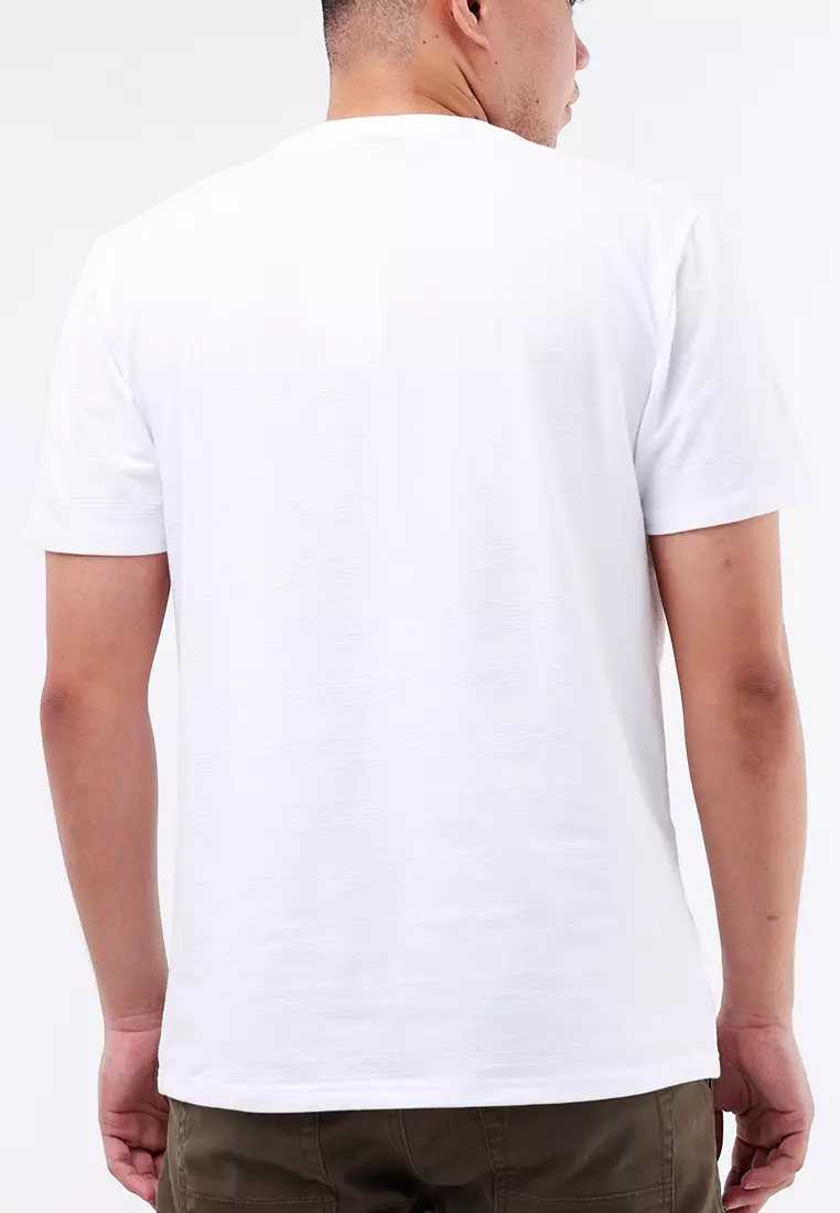 Round Neck Crazyline Short Sleeves T-Shirt