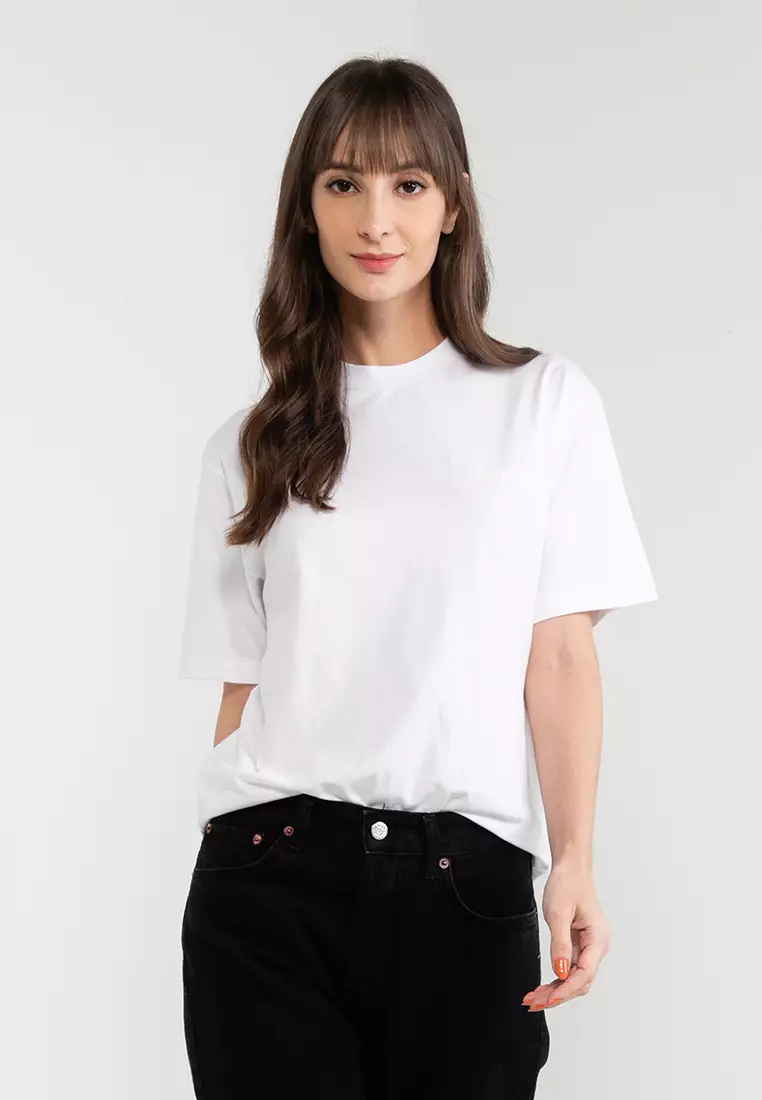 Buy OFF-WHITE Diagonal Print T-Shirt (ik) 2024 Online | ZALORA Singapore