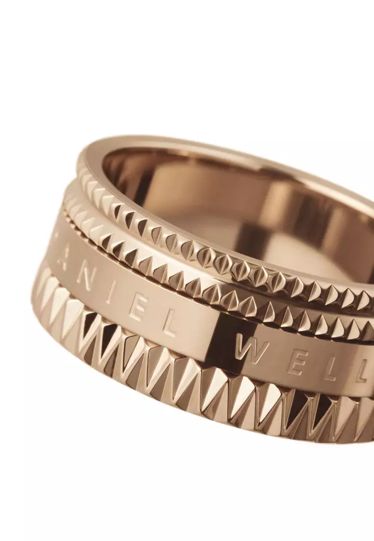 Daniel Wellington Elevation Ring Rose Gold Unisex Ring Couple