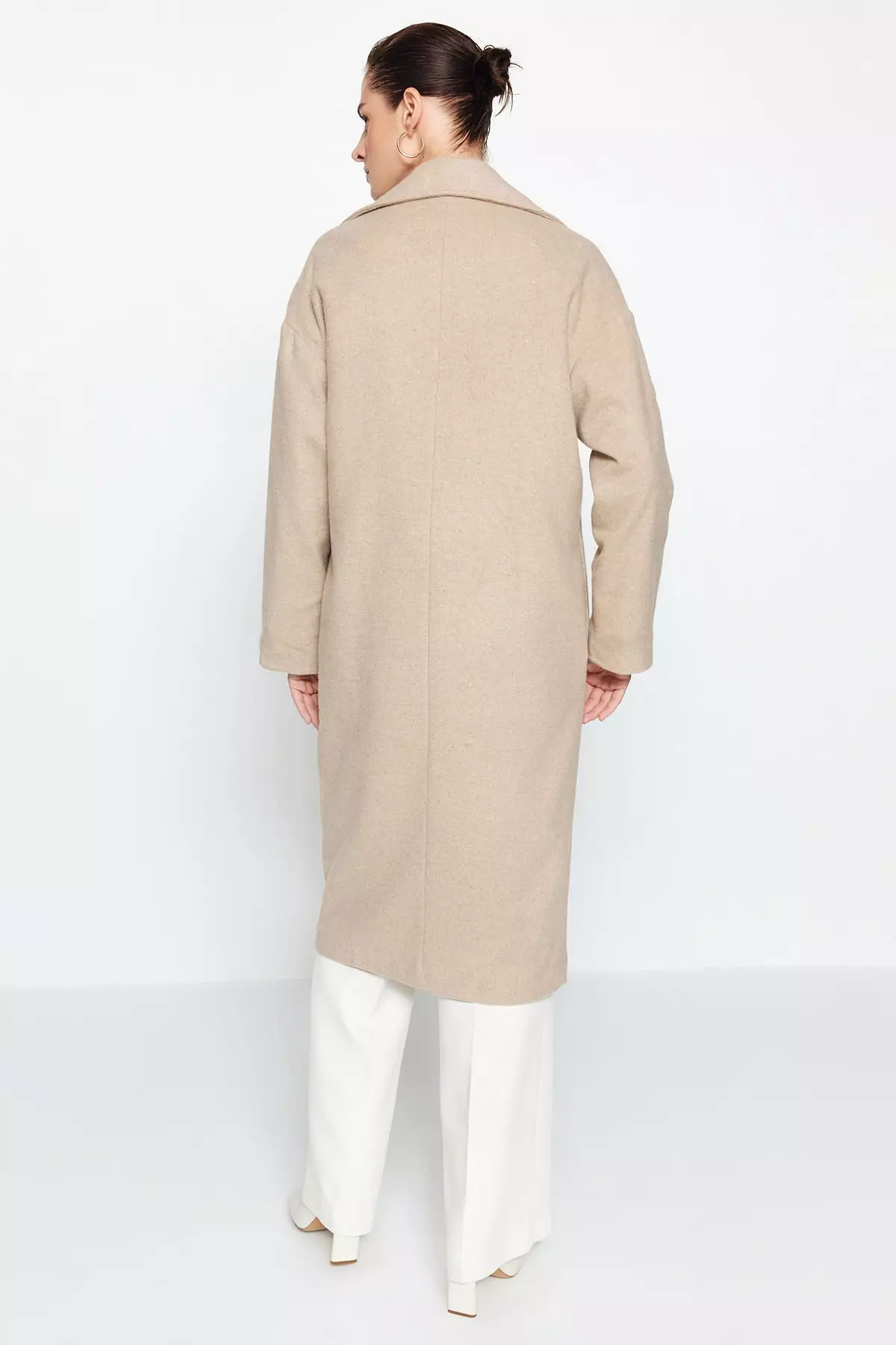 Button Closure Cachet Overcoat