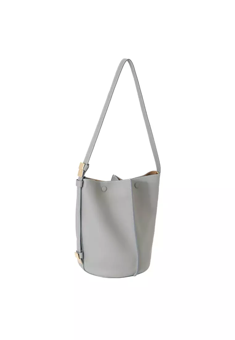 ORUKAMI Flat Hook Convertible Bucket Tote - Grey