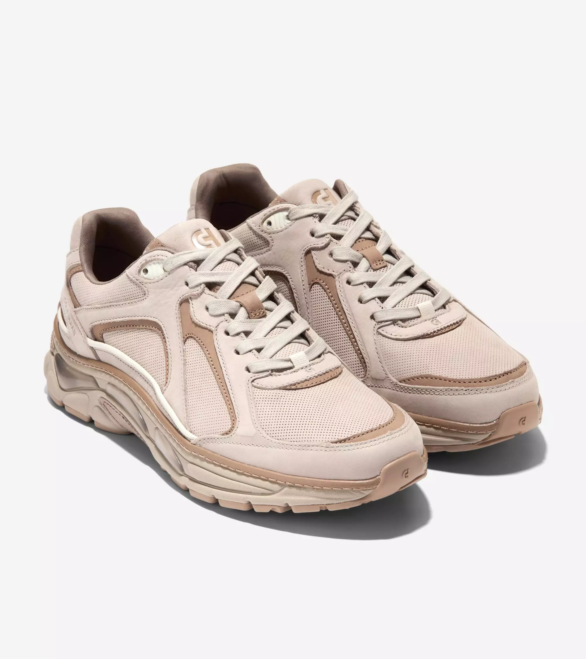 Cole Haan Men Grandpro Millenia Runners - Sepatu Pria (Beige)