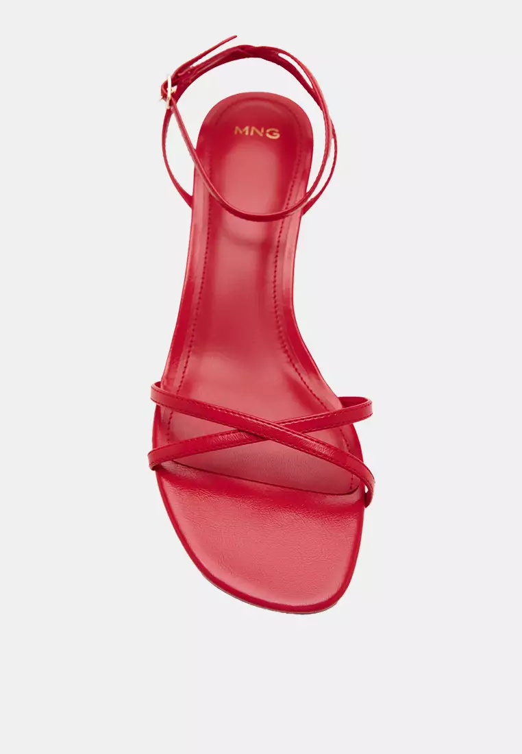 Criss-Cross Straps Heeled Sandals