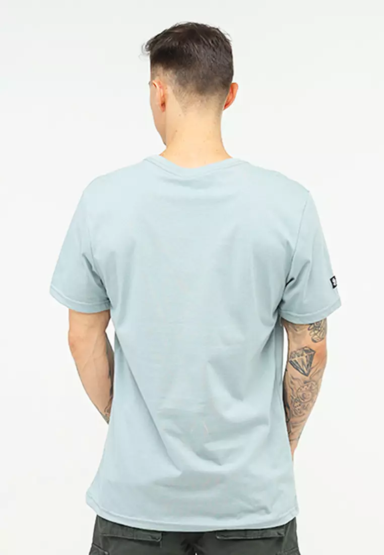 Round Neck Short Sleeves Slim Fit T-Shirt