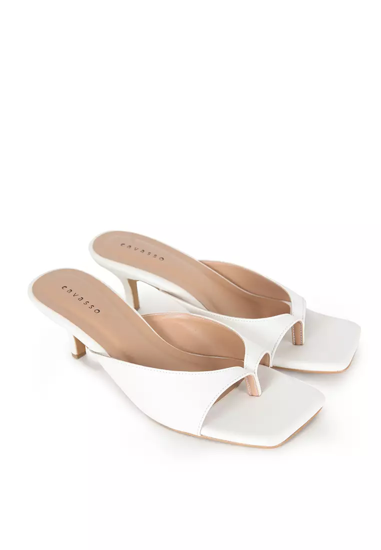 Cavasso Rossa Heels White