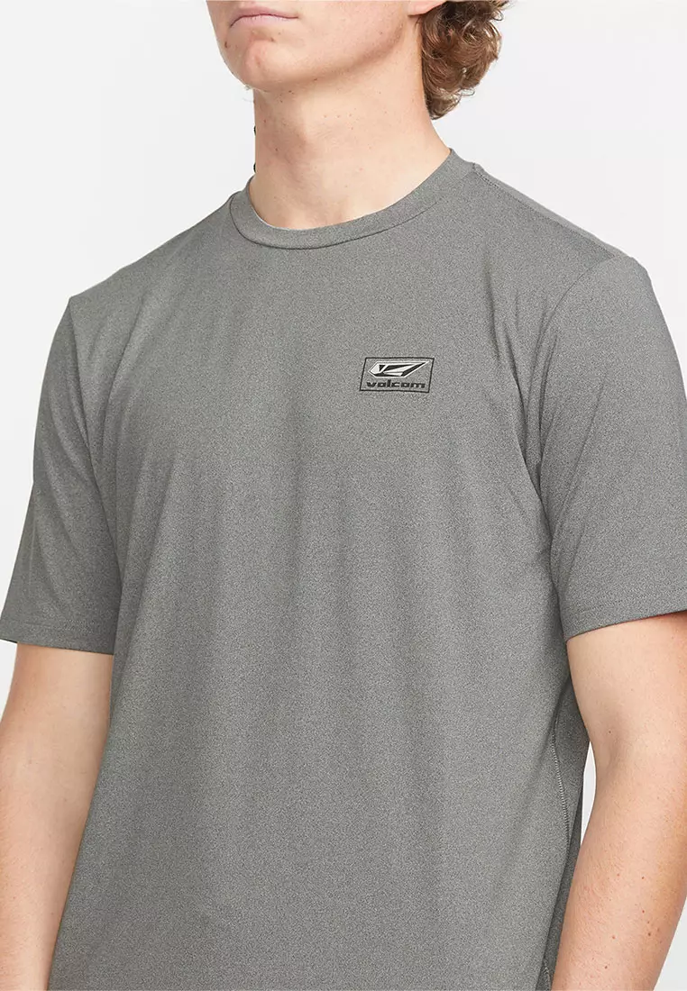 MTG MODSTONE LOOSE SHORT SLEEVE RASHGUARD HEATHER GREY