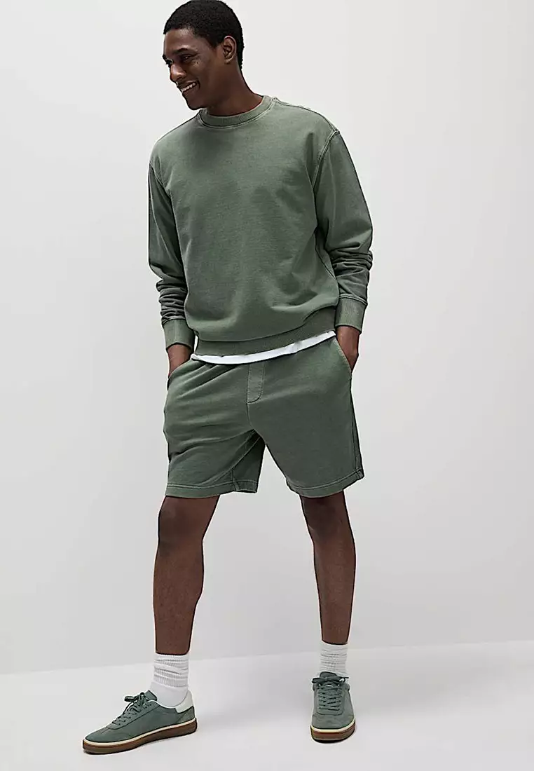 Pure Cotton Garment Dye Sweatshirt