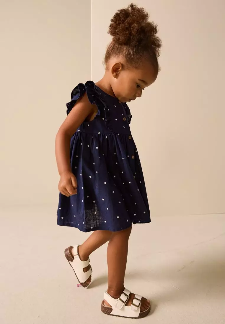 Double Ruffle Sleeve Dress