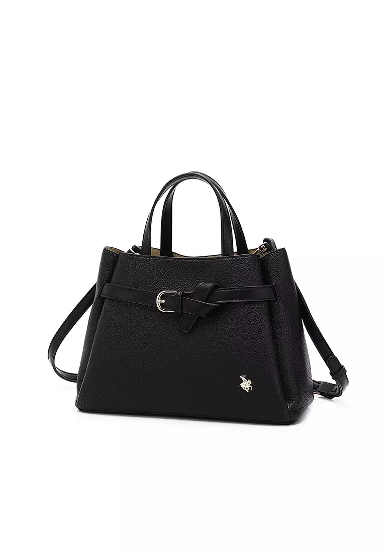 Women's Top Handle Bag / Sling Bag / Crossbody Bag / Shoulder Bag (Tas Tangan Wanita / Tas Selempang Wanita / Tas Bahu Wanita) - Hitam