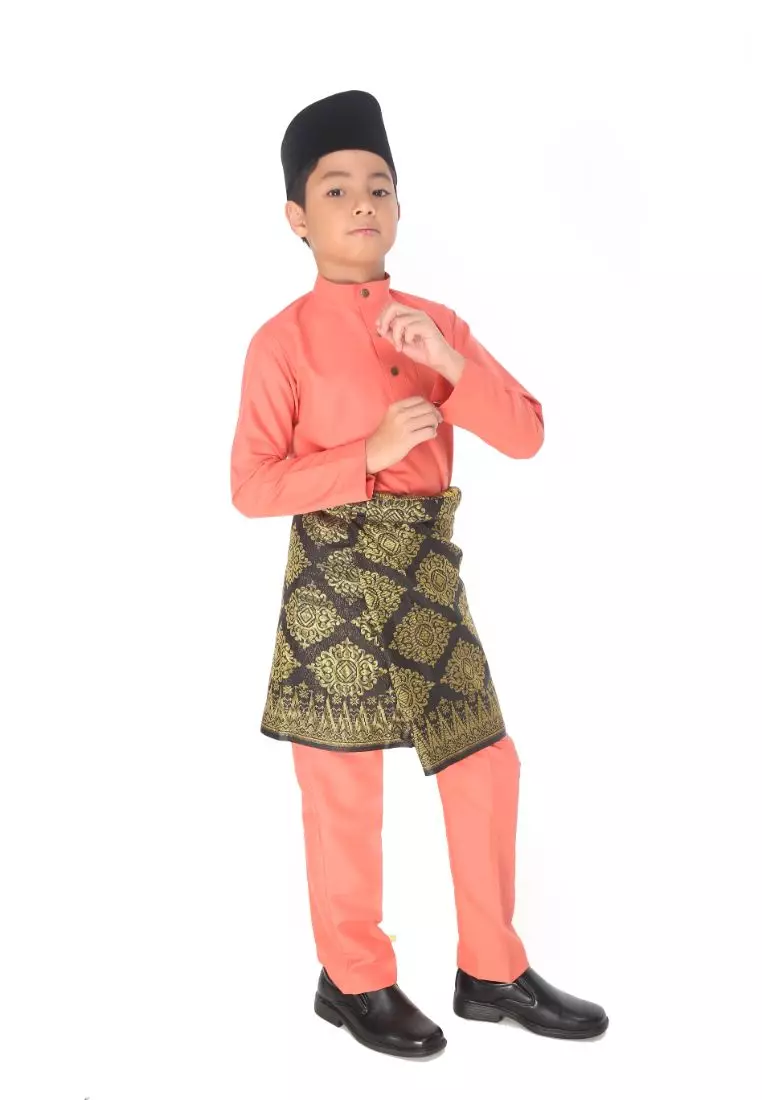 Baju Melayu Moden Cekak Musang for Kids