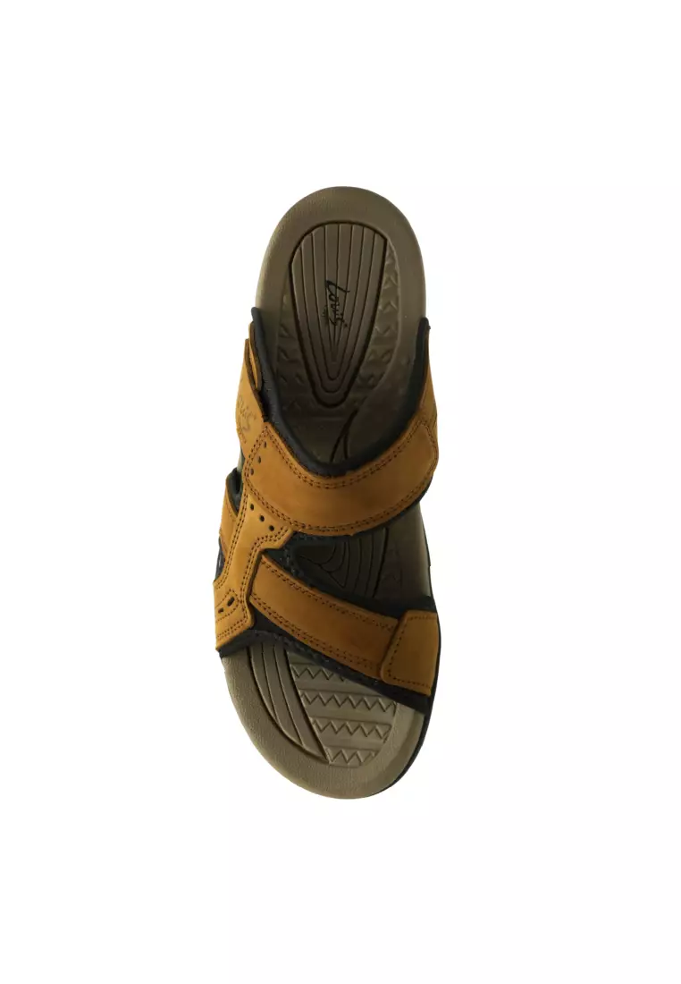 Men Slip On Faux Leather Classic Casual Sandals - 250441264