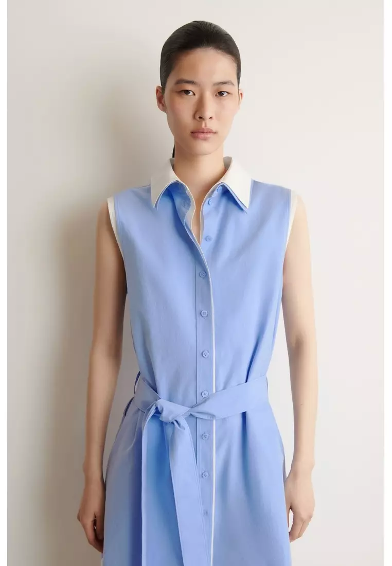Buy Cos LAYERED SLEEVELESS MINI SHIRT DRESS 2026 Online