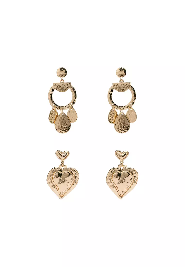 Real gold sales earring sets