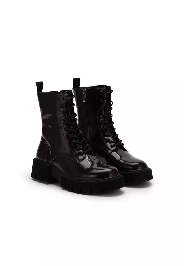 CLASSIC PLATFORM LACE-UP BOOTS 個性加厚底綁帶馬汀靴