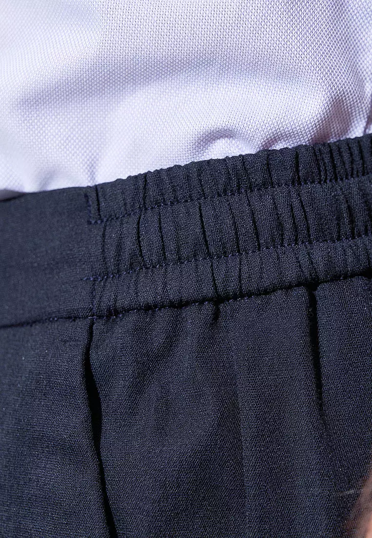 Ink Cooling Drawstring Tapered Trousers