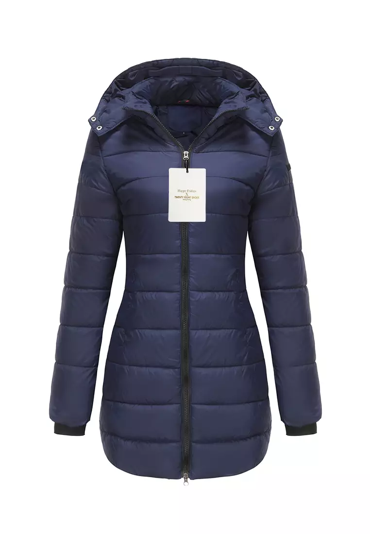 Quilted overcoat on sale