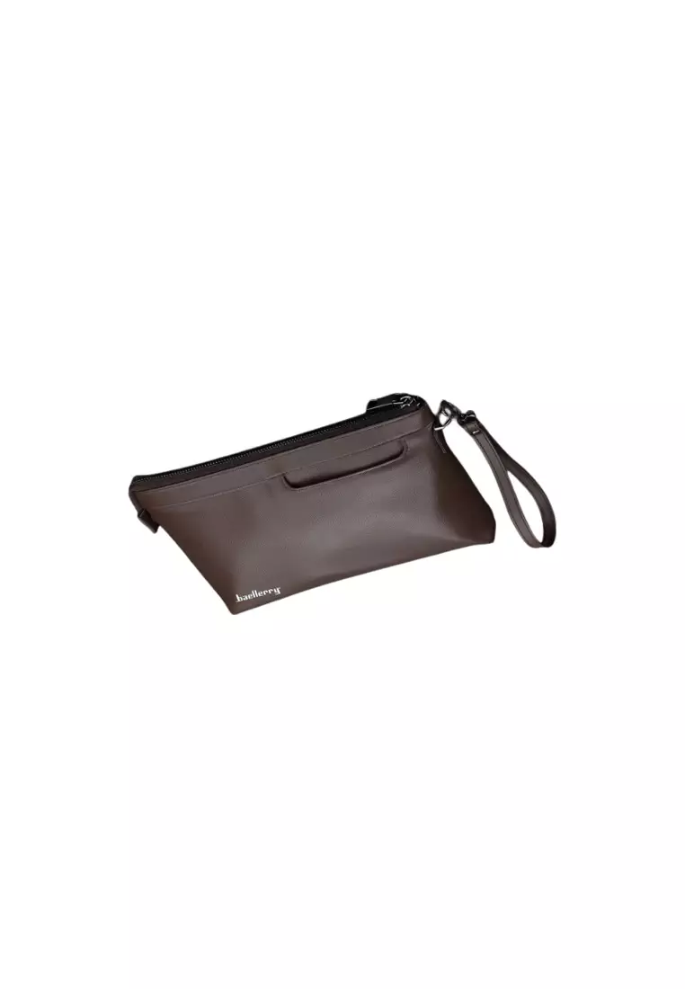 Dompet Clutch Pria Wanita Bahan Kulit PU Leather Premium BAEOS