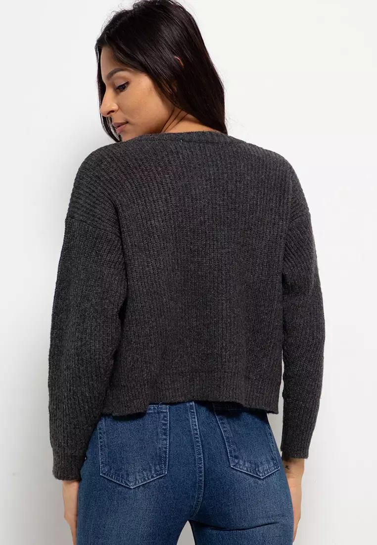 Oversize Button Cardigan