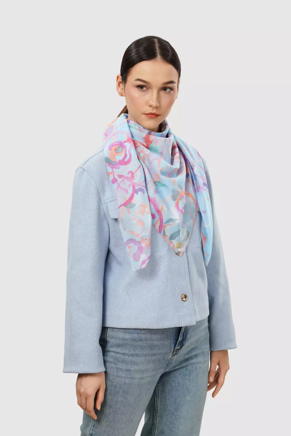 Velmora Voile Square - Water